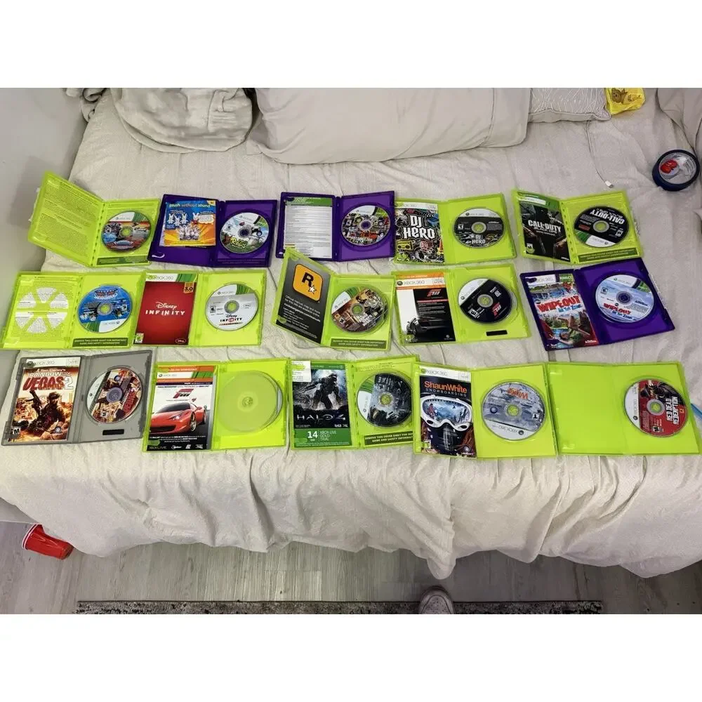 Xbox 360 Games Bulk/lot Of 16 Halo, GTA, Rainbow Six and More. READ DESCRIPTION